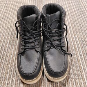 Men's Black Leather Boots